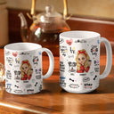 Dog Lovers,Pet Lovers,Dog Mom,Pet Mom - Best Dog Mom Puppy Love - Personalized White Edge-to-Edge Mug
