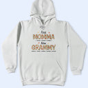 Gift For Mother, Mom - Children, Happy - First Mom Now Nana Flower Pattern - Personalized T Shirt