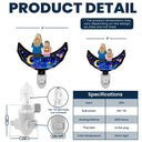 Gift For Women,Gift For Mother,Gift For Grandma,Gift For Daughter,Gift For Son,Gift For Sisters,Gift For Sibling,Daughters,Children,Mom,Sons,Grandma,Grandkids - Grandma Mom And Children Sitting On The Moon - Personalized Plug-in Night Light