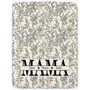 Gift For Mother,Gift For Grandma,Happy - Grandma Mom Toile De Jouy Pattern - Personalized Fleece Blanket, Sherpa Blanket