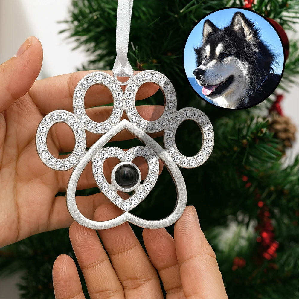 Family,Memorial,Custom Photo,Love,Christmas - Custom Photo I'm Always With You Sympathy Memorial - Personalized Photo Projection Ornament