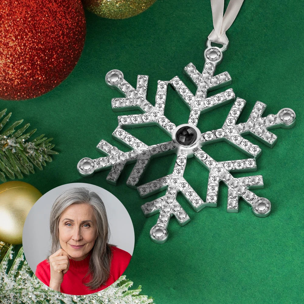 Family,Memorial,Custom Photo,Love,Christmas - Custom Photo I'm Always With You Sympathy Memorial - Personalized Photo Projection Ornament