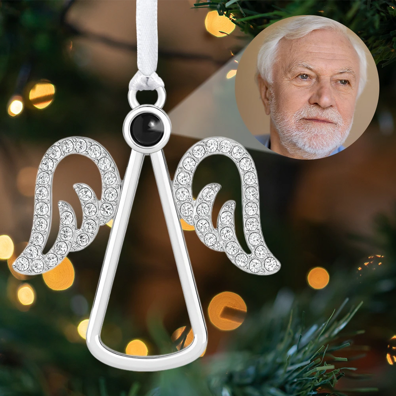 Custom Photo I'm Always With You Sympathy Memorial - Personalized Photo Projection Ornament