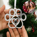 Gift For Bestie,Christmas,Custom Photo - Custom Photo Bestie Sister Old Friends - Personalized Photo Projection Ornament