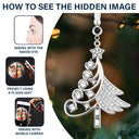 Gift For Bestie,Christmas,Custom Photo - Custom Photo Bestie Sister Old Friends - Personalized Photo Projection Ornament