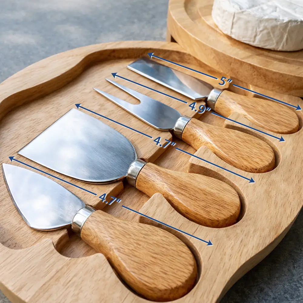 Gift For Couples,Love - The Year I Found My Missing Piece Charcuterie Couple - Personalized Cheese Board Set