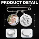 Custom Photo Across The Stage Know I'm Right There - Personalized Graduation Tassel Pin