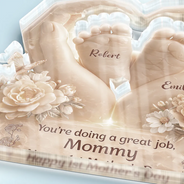 Gift For Mother,Single Mom,Gift For Women,Happy,Top Market,New Mom,Top Market - 3D Effect You're Doing A Great Job - Personalized Custom Shaped Acrylic Plaque
