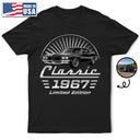 Gift For Father,Gift For Grandpa,Gift For Men,Non-Eng,Photo,Humorous - Custom Photo Classic Car Limited Edition - Personalized T Shirt