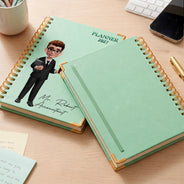 Confident,Gift For Colleagues,Top Market,Vector - Gift For Coworker, Teacher, Boss - Personalized Character With Name Journal