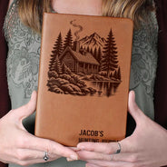 Gift For Men,Gift For Yourself,Gifts For Him,Happy,Hunting,Icon,Top Market - Gift For Hunters Husband Dad Grandpa - Personalized Hunting Log Leather Journal
