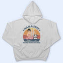 Nama'stay Home With My Dog - Dog Lover Gift - Personalized Custom T Shirt