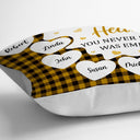 Grandchildren Fill A Space In Your Heart - Gift For Grandparent - Personalized Custom Pillow