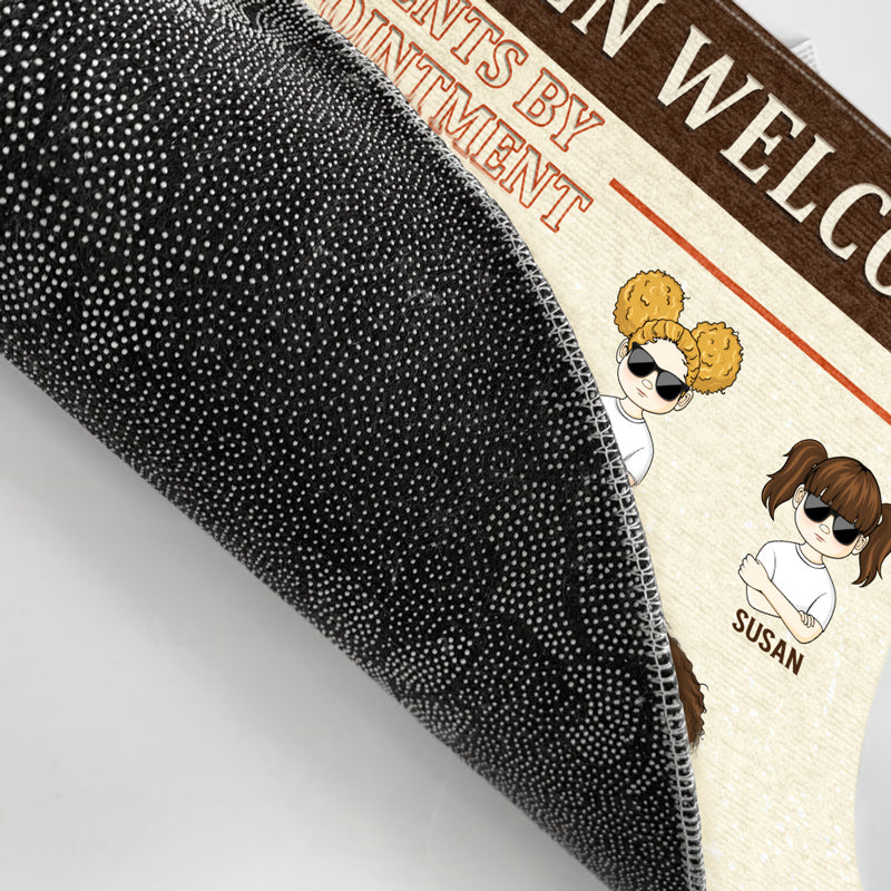 Grandparent's House Grandchildren Welcome - Family Gifts - Personalized Custom Doormat