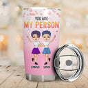 Chibi Girl I'm Not An Alcoholic But My Besties Are - Gift For Bestie - Personalized Custom Tumbler