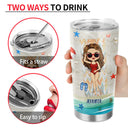 Fille Chibi Je veux juste avoir la plage et le soleil - Gobelet personnalisé