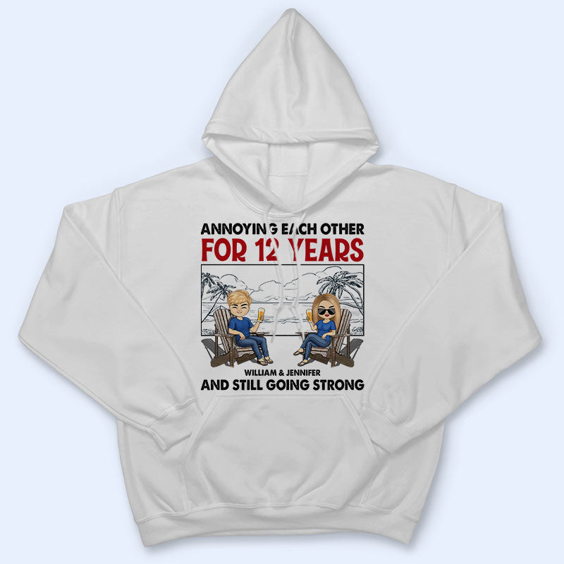 Beach Couple Annoying Each Other And Still Going Strong - Gift For Couple - Personalized Custom T Shirt