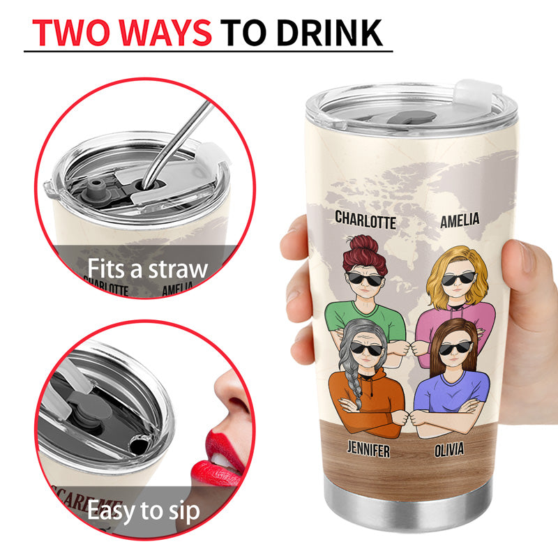 I Have Crazy Sisters And I'm Not Afraid To Use Them - Gift For Sister - Personalized Custom Tumbler