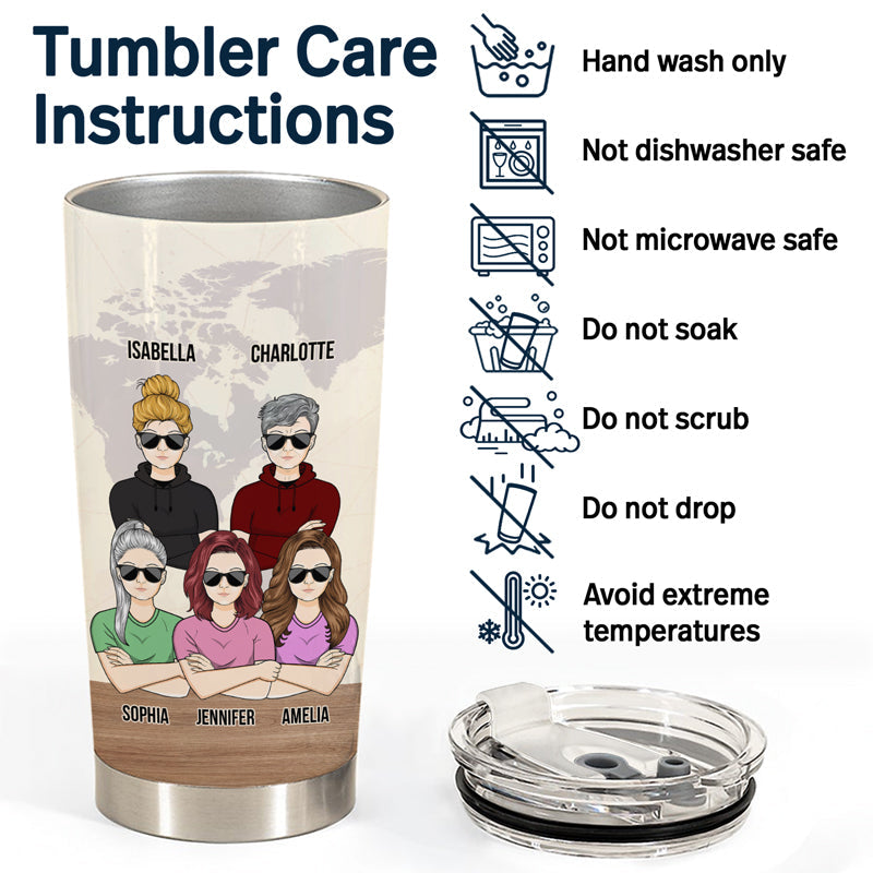 I Have Crazy Sisters And I'm Not Afraid To Use Them - Gift For Sister - Personalized Custom Tumbler