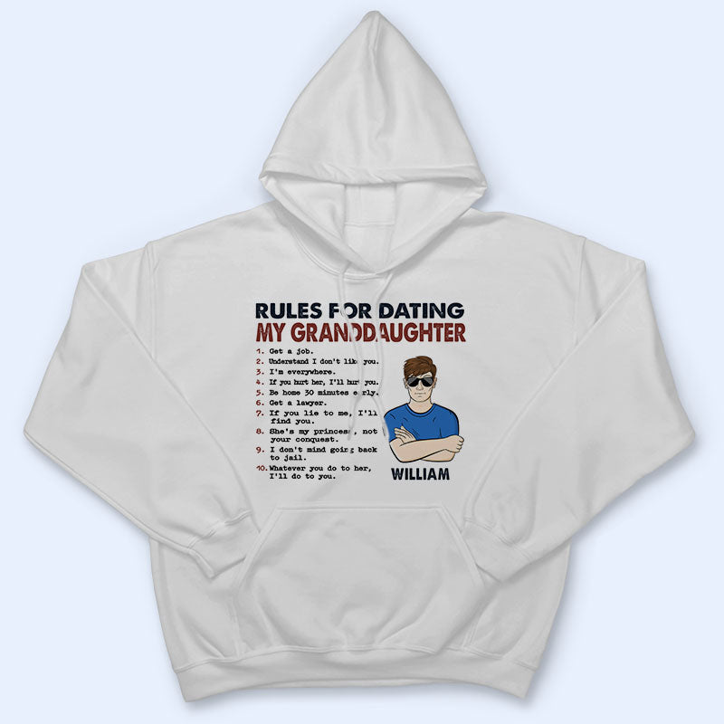 Rules For Dating My Daughter - Gift For Father - Personalized Custom T Shirt