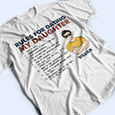 Rules For Dating My Daughter - Gift For Father - Personalized Custom T Shirt