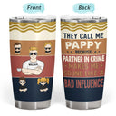 They Call Me Grandpa Dad - Father Gift - Personalized Custom Tumbler