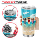 Best Friends We Just Thought We Were Having Fun - Gift For Bestie - Personalized Custom Tumbler