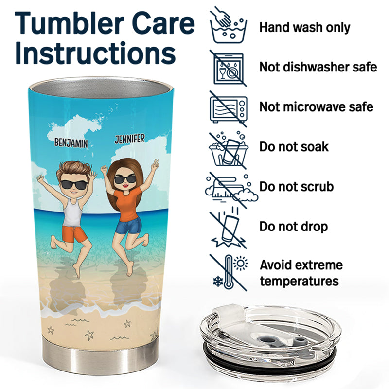 Best Friends We Just Thought We Were Having Fun - Gift For Bestie - Personalized Custom Tumbler