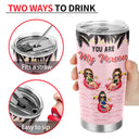 Beach Best Friend Apparently We're Trouble When We're Together - Gift For Bestie - Personalized Custom Tumbler