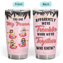 Beach Best Friend Apparently We're Trouble When We're Together - Gift For Bestie - Personalized Custom Tumbler