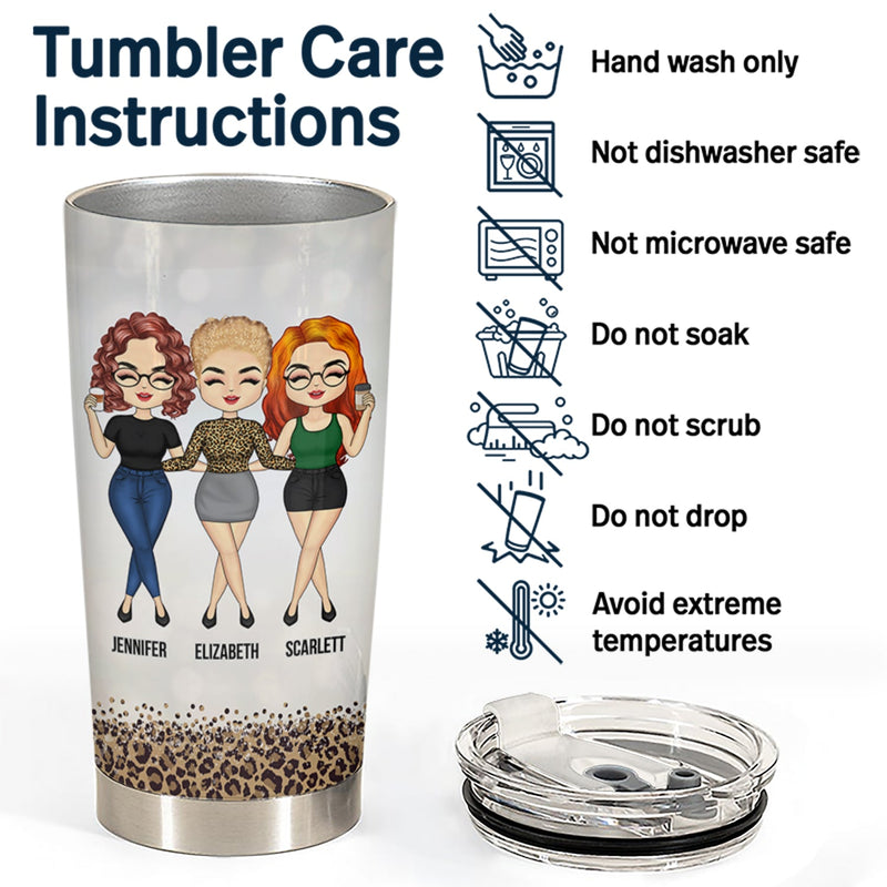 BFF Besties Another Year Of Bonding Over Alcohol - Gift For Best Friends - Personalized Custom Tumbler