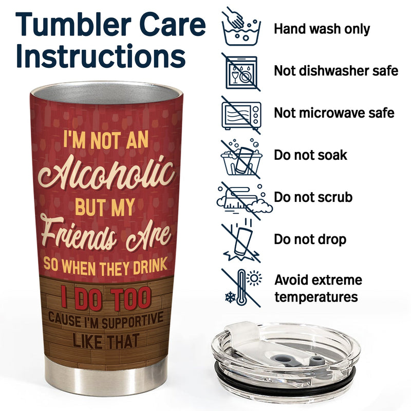 Besties Apparently We're Trouble Together - Gift For Best Friends - Personalized Custom Tumbler