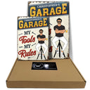 Retro Garage Fix Anything Except Stupid - Garage Home Decor - Personalized Custom Classic Metal Signs