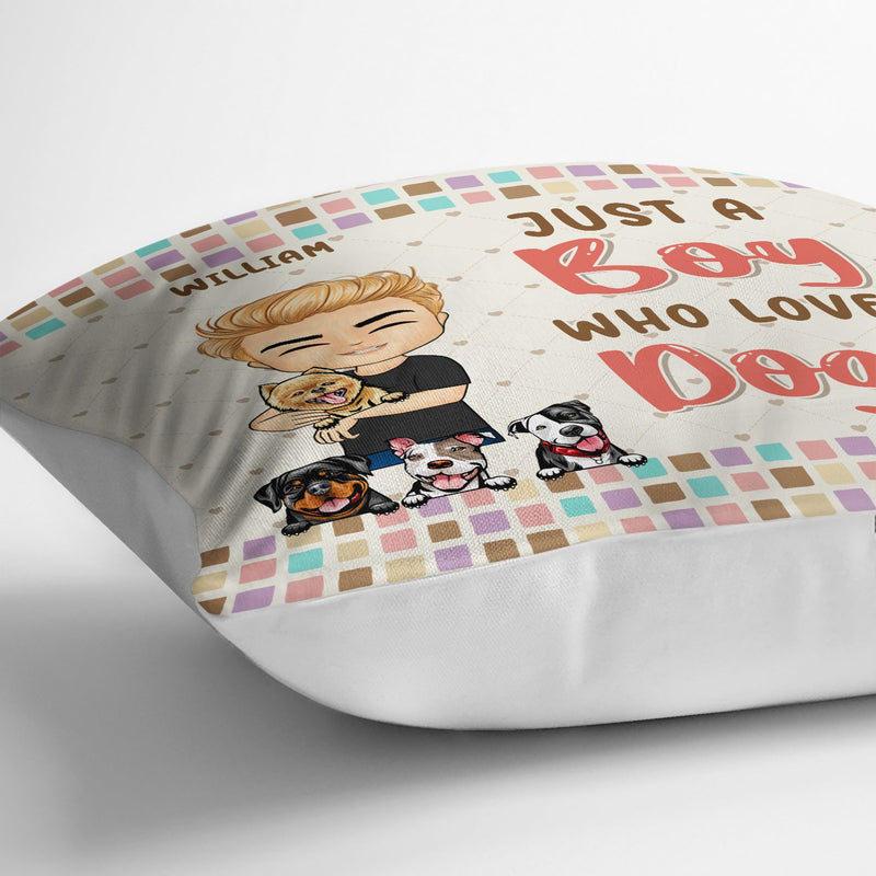 Amoureux des animaux, juste une fille qui aime les animaux - Cadeau pour les amoureux des animaux - Oreiller personnalisé