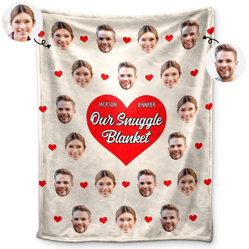 Couverture polaire personnalisée avec photo de couple - Cadeau photo personnalisé pour couple - Couverture polaire personnalisée