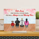 You Will Always Be My Missing Piece - Memorial Gift - Personalized Custom Horizontal Rectangle Acrylic Plaque