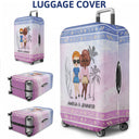 It Doesn't Matter Where You Go In Life Beach Traveling Couples - Personalized Custom Luggage Cover