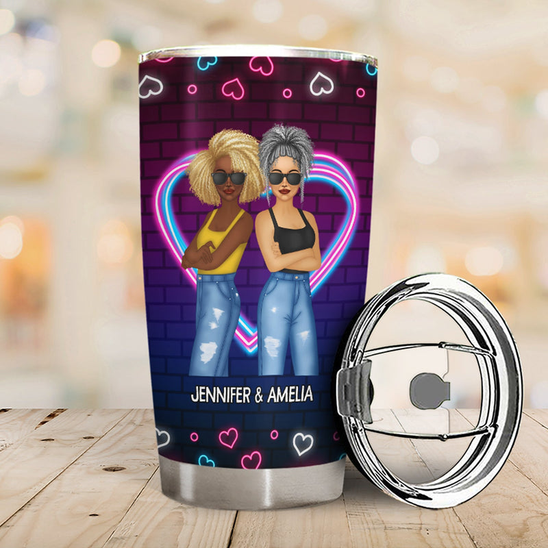 Bestie Partners In Crime - Gift For Besties - Personalized Custom Tumbler