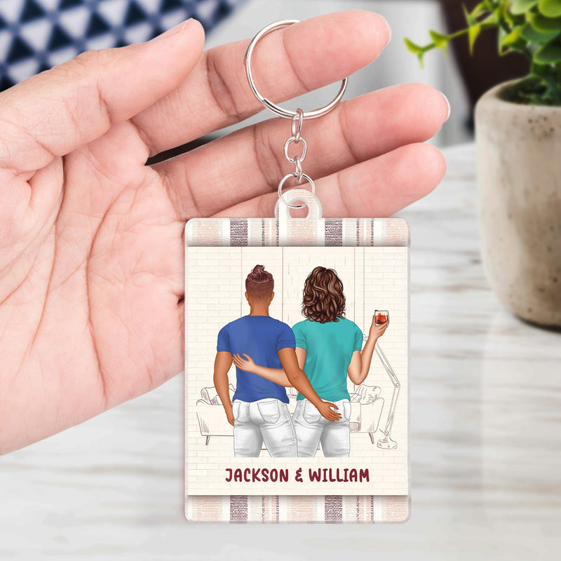 I Could Have Found You Sooner - Gift For Couples - Personalized Custom Acrylic Keychain