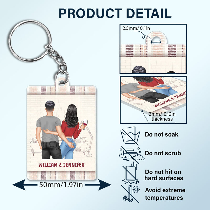 I Could Have Found You Sooner - Gift For Couples - Personalized Custom Acrylic Keychain