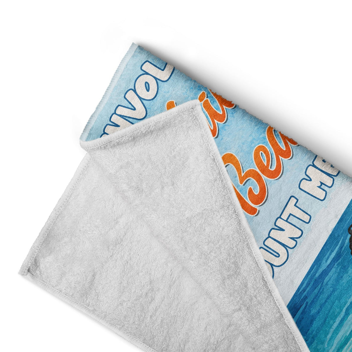 If It Involves Sunshine And Beaches Count Me In - Personalized Custom Beach Towel