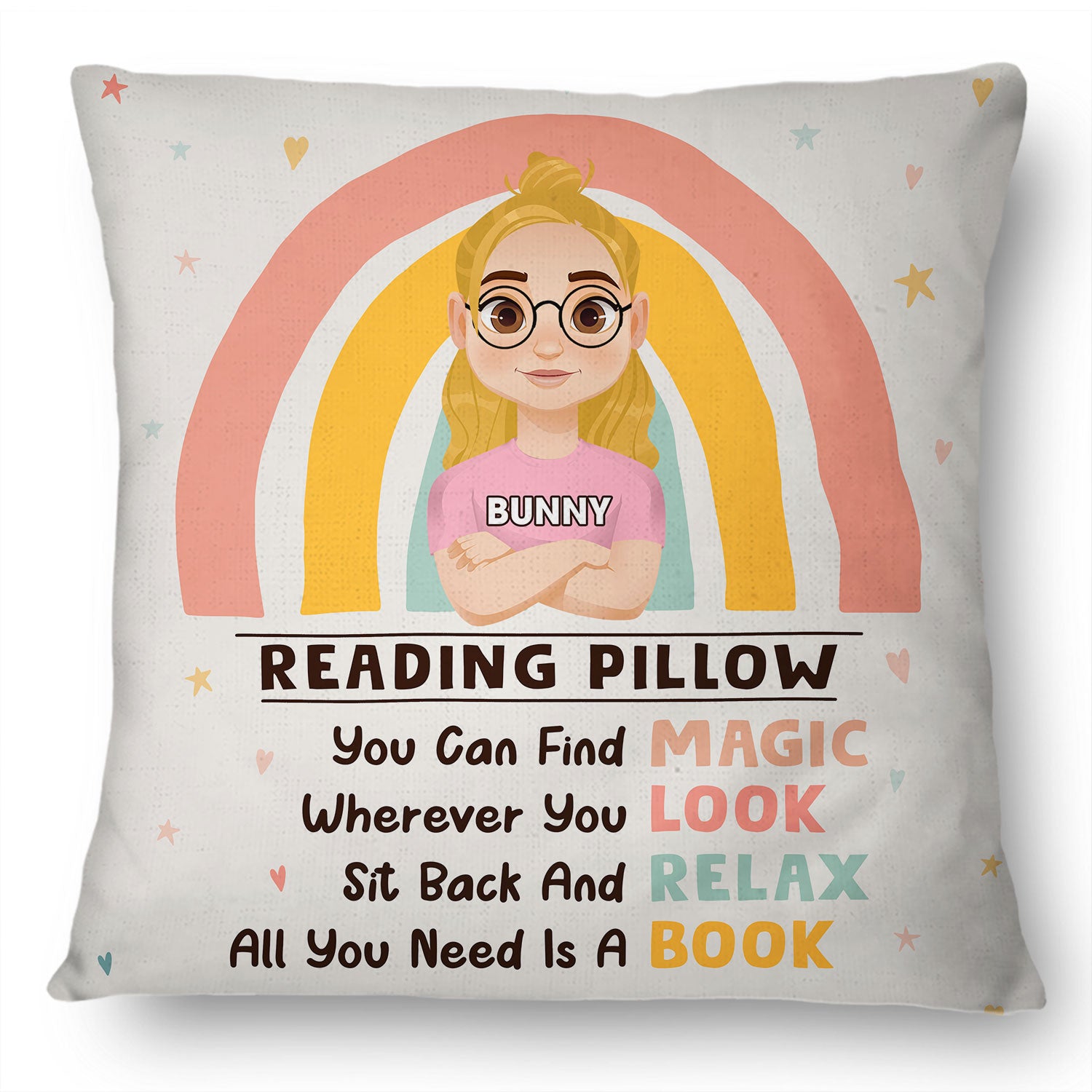 Reading All You Need Is A Book - Gift For Kids - Personalized Pillow