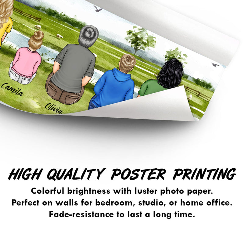 The Best Things In Life Are The People We Love - Family Gift - Personalized Poster