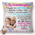 Custom Photo Grandma Mother Hugged This Soft Pillow - Gift For Granddaughter, Grandson, Kids - Personalized Pillow