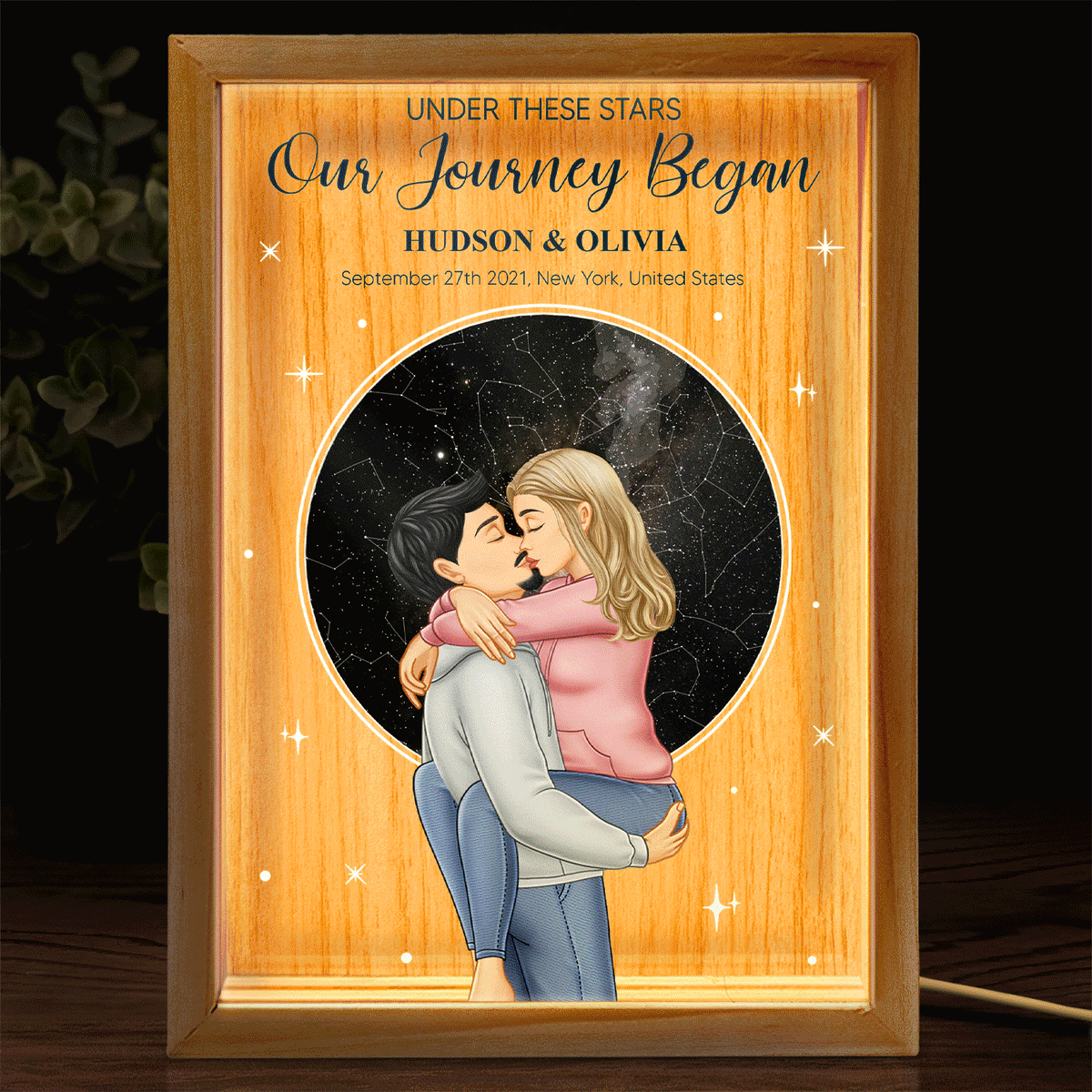 Personalized Acrylic Map Plaque Where We First Met Map for Mother Wife  Girlfriend Husband Boyfriend Custom Coordinates Date Names