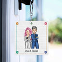 Sibling Congrats On Being My Brother - Gift For Sibling - Personalized Acrylic Keychain