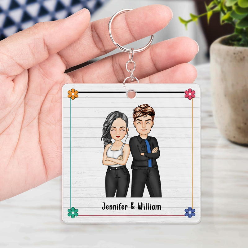 Sibling Congrats On Being My Brother - Gift For Sibling - Personalized Acrylic Keychain