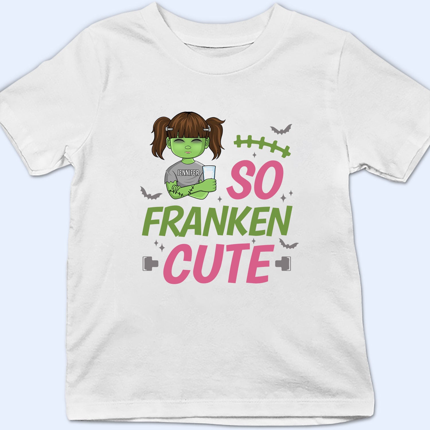 So Franken Cute - Gift For Kids - Personalized T Shirt