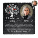 Custom Photo A Limb Has Fallen - Memorial Gift - Personalized Rectangle Memorial Garden Stone