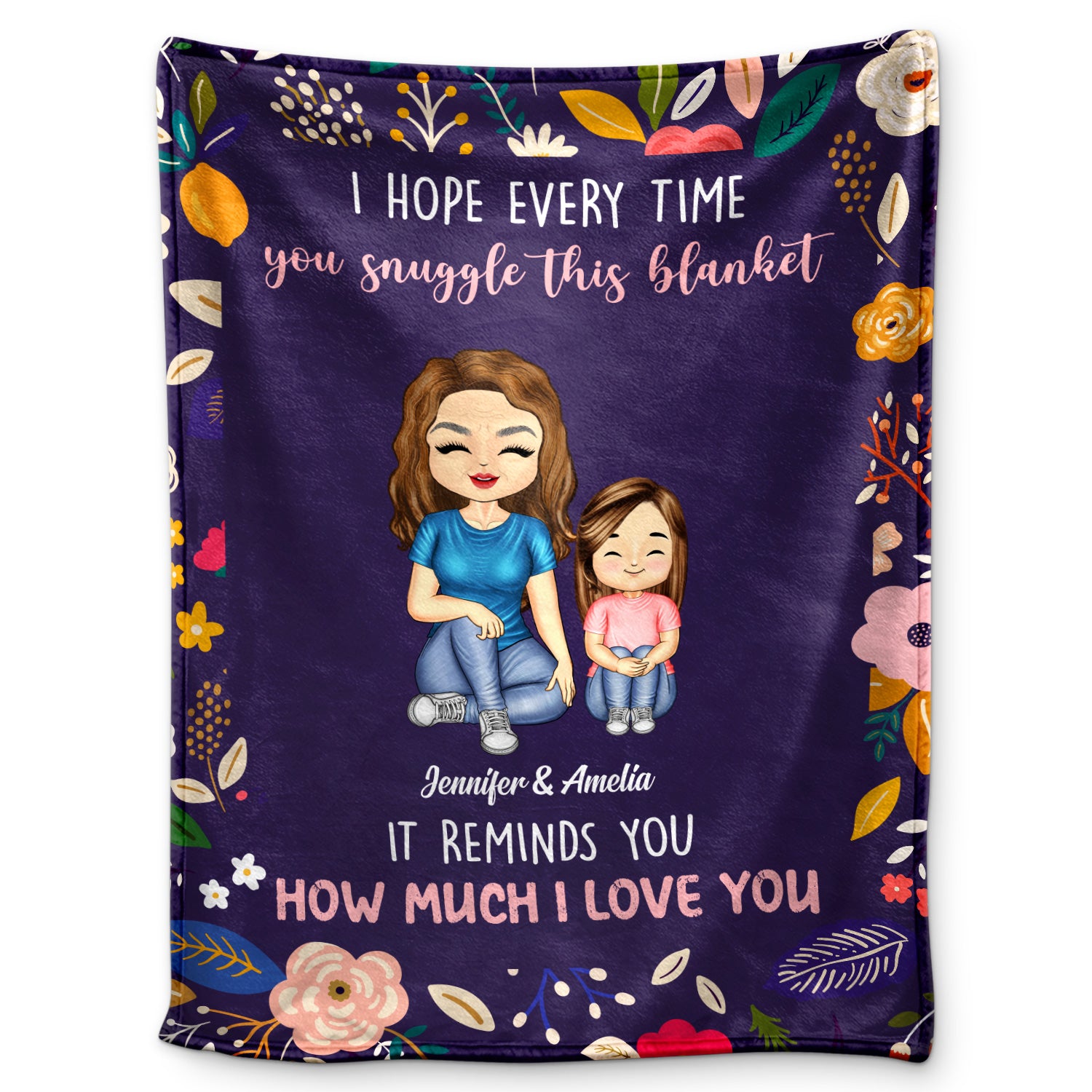 This Blanket Reminds You How Much We Love You - Personalized